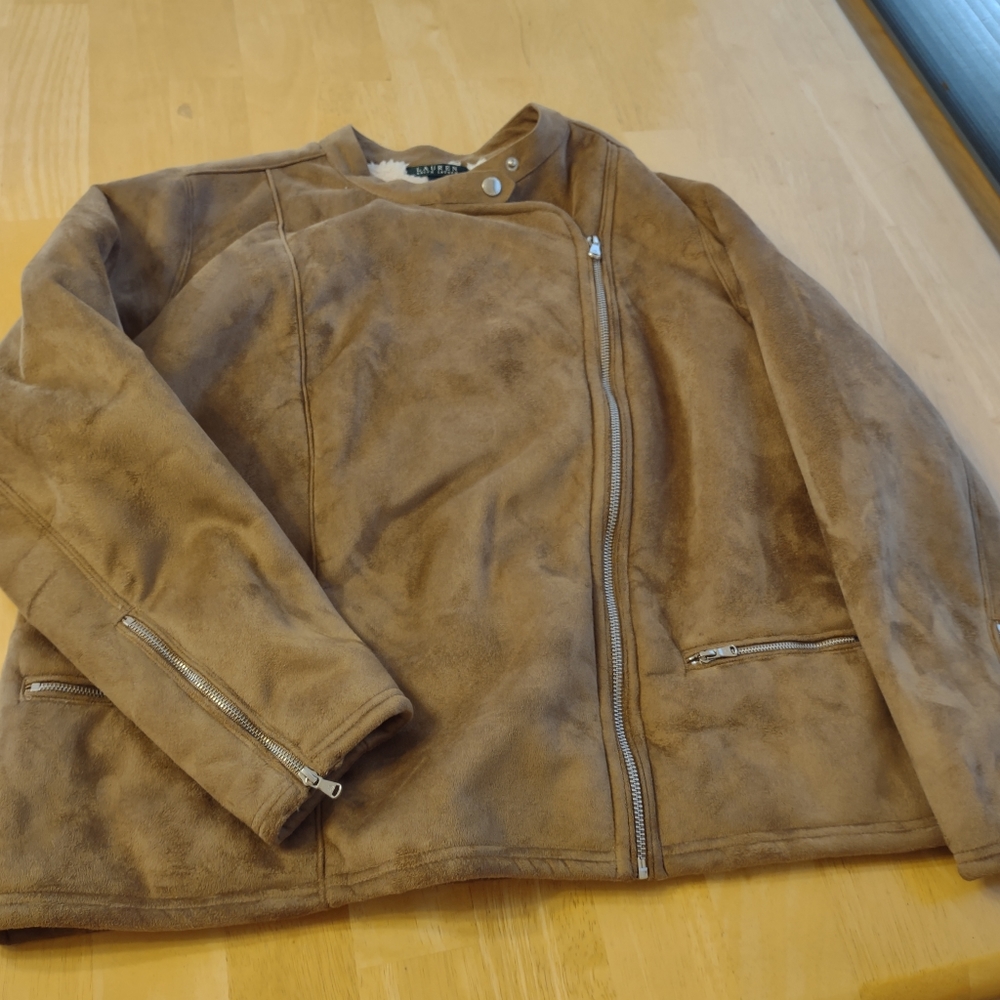 Ralph Lauren faux suede jacket